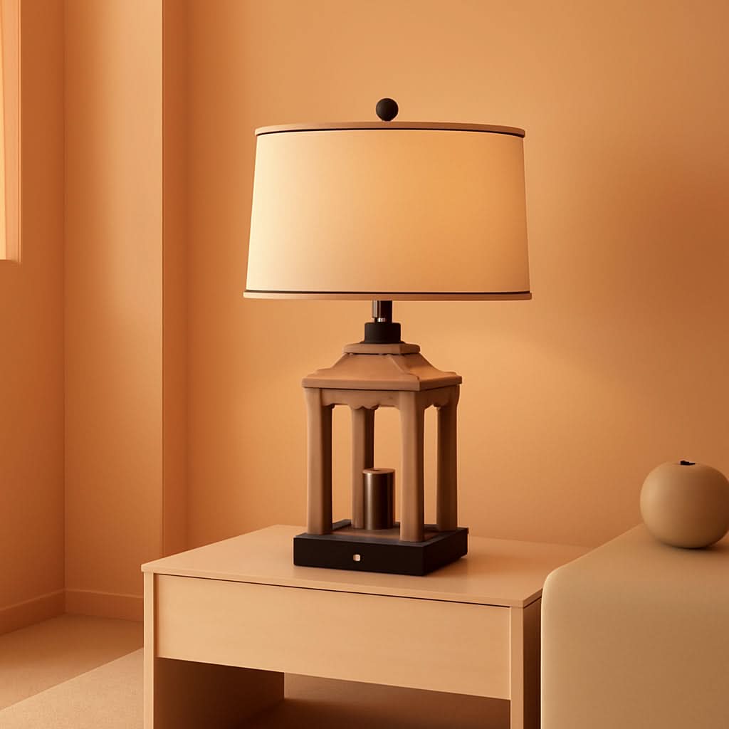 Farmhouse Touch Table Lamps Set of 2 Dimmable USB Ports