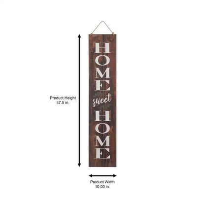 47.5 In. Hello Spring/Home Sweet Home MDF Leaners
