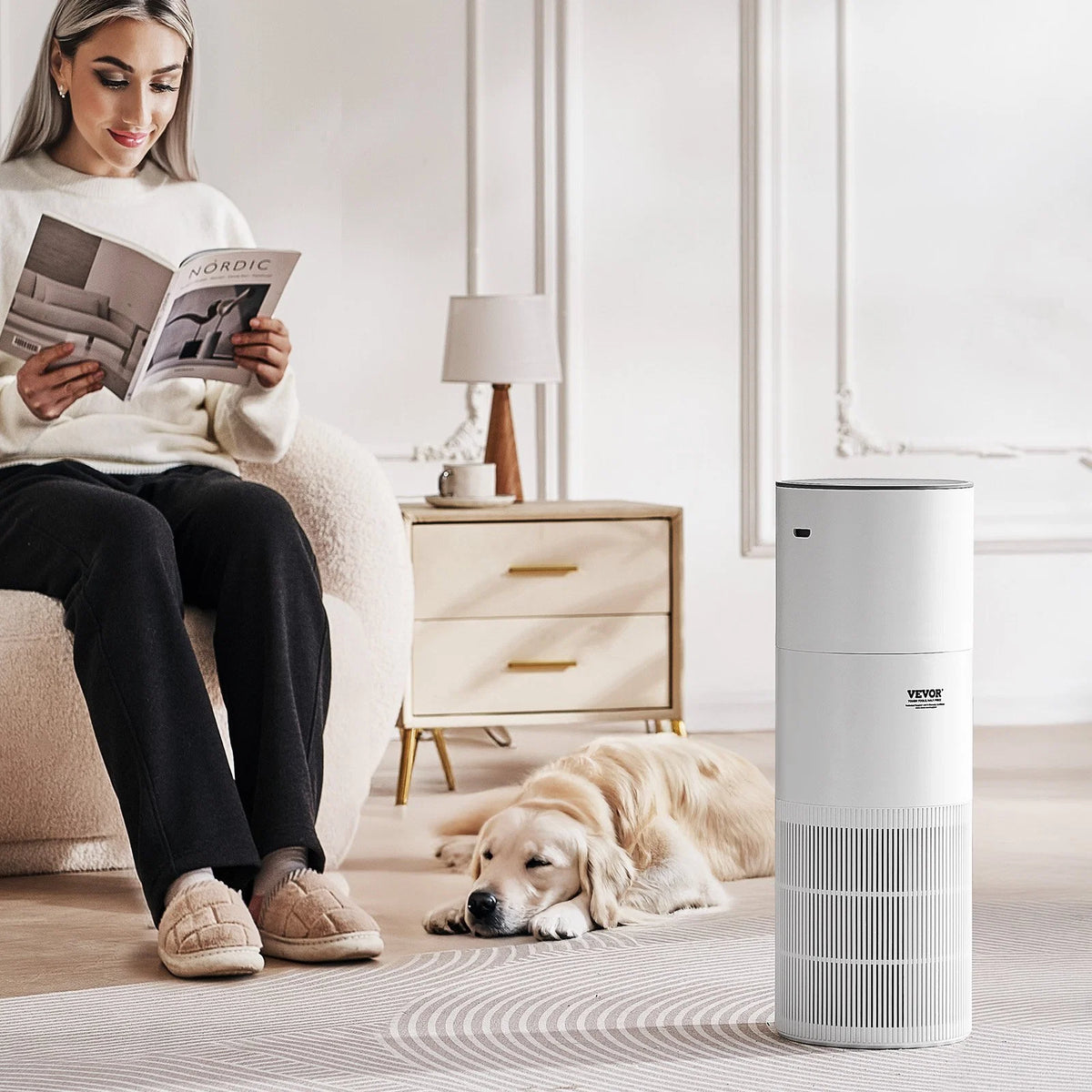 Air Purifier 1090True HEPA 11 Filter Air Cleaner for Home Large Room