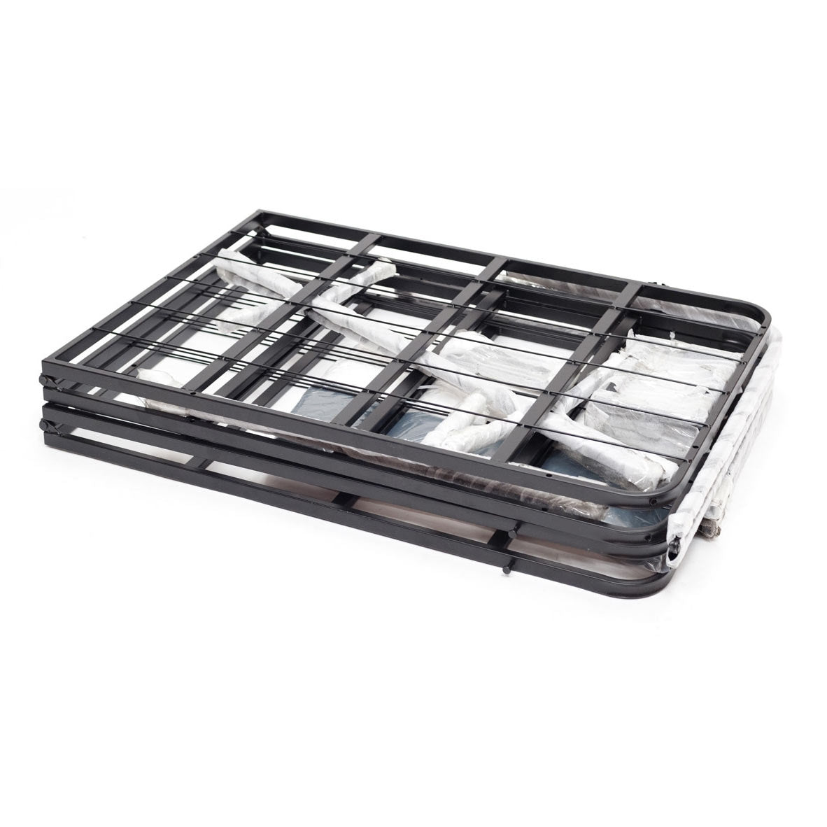 King size Metal Box-Spring Mattress Foundation with Cover
